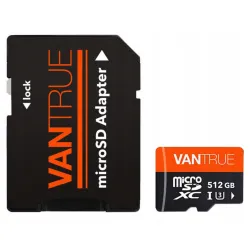 Vantrue 512GB – karta pamięci microSD High Endurance do kamer samochodowych
